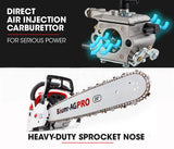 darrahopens Home & Garden > Garden Tools Baumr-AG 52CC Petrol Commercial Chainsaw 20 Bar E-Start Chain Saw