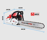 darrahopens Home & Garden > Garden Tools Baumr-AG 52CC Petrol Commercial Chainsaw 20 Bar E-Start Chain Saw