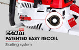 darrahopens Home & Garden > Garden Tools Baumr-AG 52CC Petrol Commercial Chainsaw 20 Bar E-Start Chain Saw