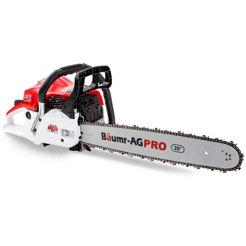 darrahopens Home & Garden > Garden Tools Baumr-AG 52CC Petrol Commercial Chainsaw 20 Bar E-Start Chain Saw