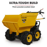 Darrahopens Home & Garden > Garden Tools Baumr-AG 6 Wheel Motorised Wheelbarrow Dumper, Briggs & Stratton CR950 Petrol Engine, 500kg Capacity