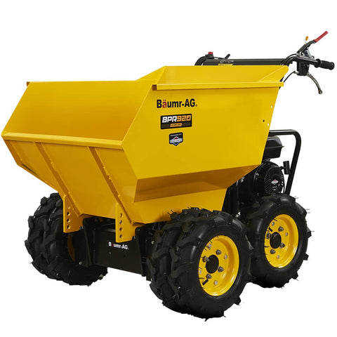 Darrahopens Home & Garden > Garden Tools Baumr-AG 6 Wheel Motorised Wheelbarrow Dumper, Briggs & Stratton CR950 Petrol Engine, 500kg Capacity
