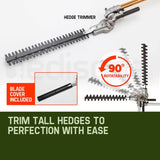 darrahopens Home & Garden > Garden Tools Baumr-AG 65CC Long Reach Pole Chainsaw Hedge Trimmer Pruner Chain Saw Tree Multi Tool
