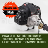 darrahopens Home & Garden > Garden Tools Baumr-AG 65CC Long Reach Pole Chainsaw Hedge Trimmer Pruner Chain Saw Tree Multi Tool