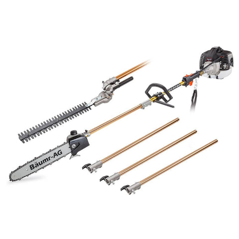 darrahopens Home & Garden > Garden Tools Baumr-AG 65CC Long Reach Pole Chainsaw Hedge Trimmer Pruner Chain Saw Tree Multi Tool
