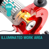 darrahopens Home & Garden > Garden Tools Baumr-AG Chainsaw Sharpener 350W Alloy Chain Saw Electric Grinder Bench Tool