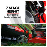 darrahopens Home & Garden > Garden Tools Baumr-AG Lawn Mower 139CC 17 Petrol Push Lawnmower 4-Stroke Engine Catch