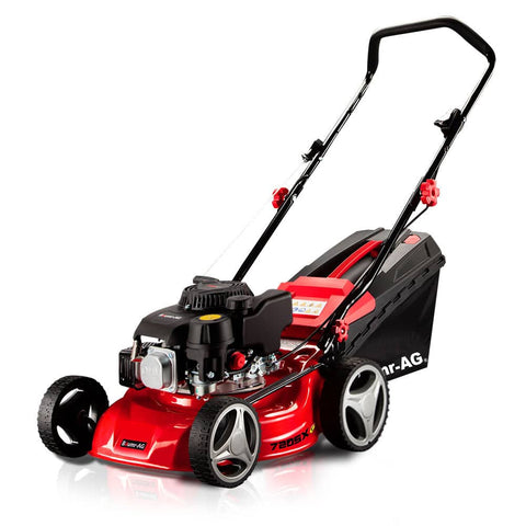 darrahopens Home & Garden > Garden Tools Baumr-AG Lawn Mower 139CC 17 Petrol Push Lawnmower 4-Stroke Engine Catch