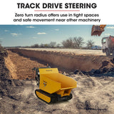 Darrahopens Home & Garden > Garden Tools Baumr-AG Motorised Tracked Wheelbarrow Dumper, Briggs & Stratton CR950 Petrol Engine, 500kg Capacity