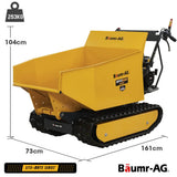 Darrahopens Home & Garden > Garden Tools Baumr-AG Motorised Tracked Wheelbarrow Dumper, Briggs & Stratton CR950 Petrol Engine, 500kg Capacity