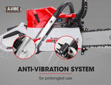 darrahopens Home & Garden > Garden Tools BAUMR-AG Petrol Commercial Chainsaw 24 Bar E-Start Chain Saw Top Handle Pruning