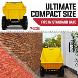 Darrahopens Home & Garden > Garden Tools Baumr-AG Power Wheelbarrow Motorized Mini Petrol Powered Wheel Barrow Self Dump