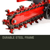 Darrahopens Home & Garden > Garden Tools Baumr-AG Trencher 600mm / 24" Trench Ditch Digger 4-stroke Petrol Chain Driven
