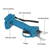 Darrahopens Home & Garden > Garden Tools Cordless Electric Pruning Shears Secateur Rechargeable Branch Cutter W/ 2 Battery