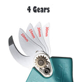 Darrahopens Home & Garden > Garden Tools Cordless Electric Pruning Shears Secateur Rechargeable Branch Cutter W/ 2 Battery