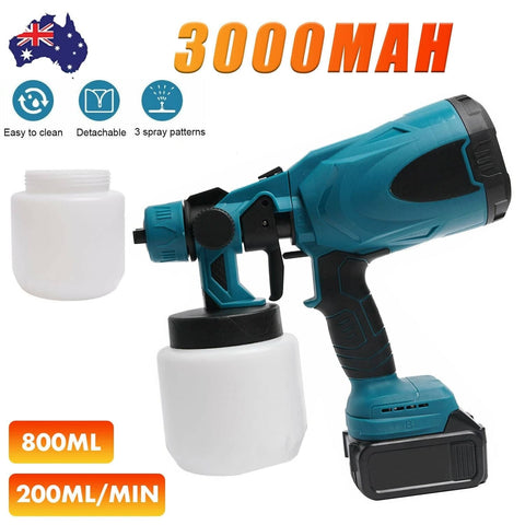 Darrahopens Home & Garden > Garden Tools Cordless High Pressure Airless Spray Gun Paint Sprayer For Makita 36V Battery AU