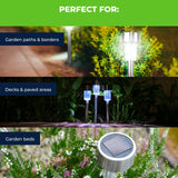 Darrahopens Home & Garden > Garden Tools Garden Greens 48PCE Solar Garden/Path Lights Weather Proof Design White LED