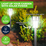 Darrahopens Home & Garden > Garden Tools Garden Greens 48PCE Solar Garden/Path Lights Weather Proof Design White LED