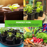 Darrahopens Home & Garden > Garden Tools Garden Greens 576PCE Planter Pots Square Reusable Durable 11cm x 11.5cm