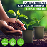 Darrahopens Home & Garden > Garden Tools Garden Greens 720PCE Seedling Pots Plastic Square Reusable Durable 7.7 x 8cm