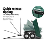 darrahopens Home & Garden > Garden Tools Gardeon 75L Garden Dump Cart - Green