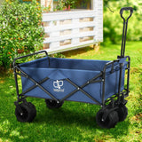 Darrahopens Home & Garden > Garden Tools Gardeon Foldable Wagon Cart Trolley Cart Collapsible Beach Outdoor Garden Cart