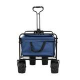 Darrahopens Home & Garden > Garden Tools Gardeon Foldable Wagon Cart Trolley Cart Collapsible Beach Outdoor Garden Cart