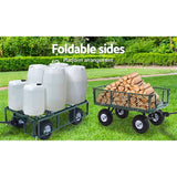 darrahopens Home & Garden > Garden Tools Gardeon Mesh Garden Steel Cart - Green