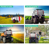 darrahopens Home & Garden > Garden Tools Giantz 100L ATV Weed Sprayer 5M Boom Trailer Spot Spray Tank Farm Pump