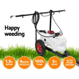 darrahopens Home & Garden > Garden Tools Giantz 100L ATV Weed Sprayer Spot Spray Tank