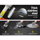 darrahopens Home & Garden > Garden Tools Giantz 3-in-1 62cc Petrol Wheel Brush Cutter Whipper Saw Trimmer 2 Stroke