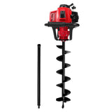 Darrahopens Home & Garden > Garden Tools Giantz 80cc Petrol Post Hole Digger Diggers Earth Auger Fence Borer Drill Bit