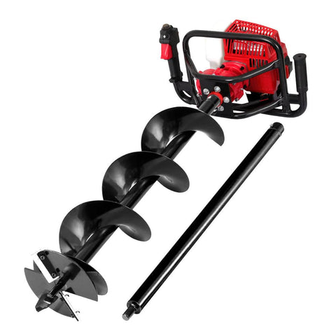 Darrahopens Home & Garden > Garden Tools Giantz 80cc Petrol Post Hole Digger Diggers Earth Auger Fence Borer Drill Bit