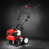 Darrahopens Home & Garden > Garden Tools Giantz 88CC Tiller Rototiller Cultivator 4 Blades Garden Soil Power Rotary Hoe