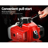 Darrahopens Home & Garden > Garden Tools Giantz 88CC Tiller Rototiller Cultivator 4 Blades Garden Soil Power Rotary Hoe