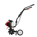 Darrahopens Home & Garden > Garden Tools Giantz 88CC Tiller Rototiller Cultivator 4 Blades Garden Soil Power Rotary Hoe