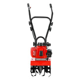 Darrahopens Home & Garden > Garden Tools Giantz 88CC Tiller Rototiller Cultivator 4 Blades Garden Soil Power Rotary Hoe