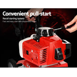 Darrahopens Home & Garden > Garden Tools Giantz 88CC Tiller Rototiller Cultivator 6 Blades Garden Soil Power Rotary Hoe