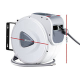 darrahopens Home & Garden > Garden Tools Giantz Air Hose Reel 20m Retractable Rewind Swivel Wall Mount Compressor Garage