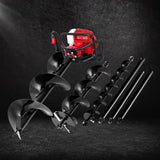 Darrahopens Home & Garden > Garden Tools Giantz Petrol Post Hole Digger Drill Borer Fence Extension Augers Bits 80CC