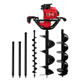 Darrahopens Home & Garden > Garden Tools Giantz Petrol Post Hole Digger Drill Borer Fence Extension Augers Bits 80CC