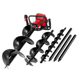 Darrahopens Home & Garden > Garden Tools Giantz Petrol Post Hole Digger Drill Borer Fence Extension Augers Bits 80CC