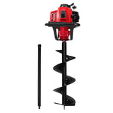 Darrahopens Home & Garden > Garden Tools Giantz Post Hole Digger 80cc Petrol Earth Auger Fence Borer Drill Bit Posthole