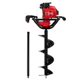 Darrahopens Home & Garden > Garden Tools Giantz Post Hole Digger 80cc Petrol Earth Auger Fence Borer Drill Bit Posthole