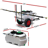 darrahopens Home & Garden > Garden Tools Giantz Weed Sprayer 100L Tank with Trailer