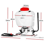 Darrahopens Home & Garden > Garden Tools Giantz Weed Sprayer 15L Knapsack Backpack Pesticide Spray Fertiliser Farm Garden