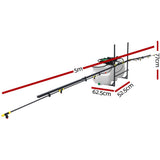 darrahopens Home & Garden > Garden Tools Giantz Weed Sprayer 5M Boom Spot Spray Tank ATV Trailer Tractor 100L
