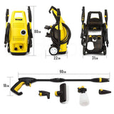 darrahopens Home & Garden > Garden Tools JET-USA 3500 PSI High Pressure Washer Electric Water Cleaner Gurney Pump Hose