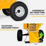 Darrahopens Home & Garden > Garden Tools MICHIGAN 15HP Petrol Wood Chipper Garden Mulcher Shredder Mulch Chip 420CC Commercial Series