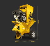 Darrahopens Home & Garden > Garden Tools MICHIGAN 15HP Petrol Wood Chipper Garden Mulcher Shredder Mulch Chip 420CC Commercial Series